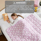 L'AGRATY Weighted Blanket - 36"x48" 5lbs Weighted Blanket Microfiber Material with Glass Beads Small Blanket for All-Season Summer Fall Winter Soft Thick Blanket