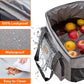 Lifewit Large Lunch Bag Insulated Lunch Box Soft Cooler Cooling Tote for Adult Men Women, Gray 40-Can (24L)