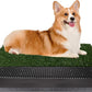 Artificial Grass Puppy Pee Pad for Dogs and Small Pets - 20x25 Reusable 3-Layer Potty Training Pad with Tray - Dog House and Pet Supplies by PETMAKER