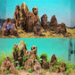 5LB Aquarium Rocks Dragon Stone for Aquariums Landscaping Model Fish Tanks Terrariums Vivariums Model Decoration-2 to 4 Inches
