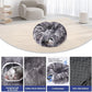 Odoland Cat Tunnels for Indoor Cats with Fluffy Plush Central Cat Couch and 20 Cat Toys, Tunnel Bed for Cats with Hanging Ball, Detachable Soft Mat and Variety Kitty Toy Set, Grey