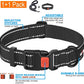 Heavy Duty Dog Leash - Comfortable Padded Handle, 5 ft Long - Dog Leashes for Small Medium Large Dogs (Leash+Collar L Neck 20"-25", Black)