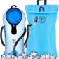 Hydration Pack with 2L or 3L Water Bladder & Cooler Bag > Keeps Drink Cool & Protects Bladders > Camelback Reservoir for Hydration Backpack, Tasteless & BPA Free, Quick Release Tube & Shutoff Valve
