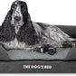 The Dog’s Bed, Medium Grey Plush Memory Foam, Pain Relief: Arthritis, Hip & Elbow Dysplasia, Post Surgery, Lameness, Supportive, Calming, Washable Cover, Veterinary Approved