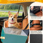 Car Seat Booster for Dog: High-Support Memory Foam Pet Car Seat for Small/Medium Dogs Under 35lbs with Elevated Cushion,Pockets - Detachable Washable Puppy Travel Bed for Driving(Black/Brown)
