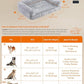 Feandrea Dog Bed, Orthopaedic Dog Sofa Bed for Large Dogs, Waterproof Ped Bed with Removable Washable Cover, 48 x 33.5 x 9.5 Inches, Gray Ombré UPGW234G01