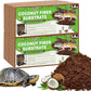 Halatool 4Pack Coconut Fiber Substrate Natural Premium Coco Coir Terrarium Aquarium Substrate for Reptile Tank Tortoise Habitat Beard Dragon Leopard Gecko Snake Tarantula Worm Bins Hermit Crab Snake