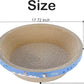 Cat Scratcher, 17.7x17.7 inches Cardboard Cat Scratchers for Indoor Cats, Large Cat Scratching Board, Round Bowl Cat Scratch Pad Bed with Catnip