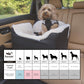 Snoozer Dog Car Seat, Lookout I Dog Booster Car Seat for Small Dogs Under 25lbs, Size: Medium, Fabric: Merlin Camel, Pet Car Seat to Alleviate Car Sickness for Dogs, Removable Machine Washable Cover