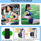 HiRui Cell Phone Holder Arm Bag & Wrist Bag for Phone, Sports Running Armband for Gym & Cycling, Compatible with iPhone 16/16Pro/Plus/15/14 Samsung Galaxy All Phones, Reflective & Adjustable (Purple)