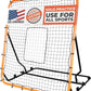 Volleyball Rebounder Net, Soccer Rebounder, Lacrosse Rebounder, Baseball Rebounder Net | Improve Pitching and Fielding Training, Spiking, Passing and Shooting Skills