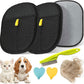 2pcs - Pet Hair Removel Glove for Cats & Dogs, Electrostatic Pet Hair Removal Gloves for Couch, Cat Grooming Gloves, Reusable Cat and Dog Hair Removel for Sofas, Furniture, Carpets and Curtains