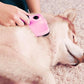 3-in 1 Dog & Cat Grooming Supplies- Self-cleaning Slicker Brush, Deshedding Rake Comb, And Finger Toothbrush For Dogs & Cats | Perfect For Pet Grooming Kit, Dematting And Dental Tool (pink)