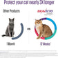 BRAVECTO Topical Solution for Cats, Flea & Tick, 12 Week Supply, >6.2-13.8 lbs., Blue Box