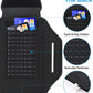 Arm Band for Phone for Running with Foldable Straps, 6.9‘’ Running Armband Phone Holder for iPhone 16 15 14 13 12 11 Pro Max Galaxy Pixel, Running Essentials for Women with Car Home Key Earphone Bag