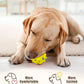 Dog Tennis Balls for Aggressive Chewers, Indestructible Durable Bouncy Interactive Toy for Dogs Fetch Game Lightweight Floating Outdoor Training(Yellow+Blue Large)