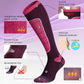 Hylaea Merino Wool Ski Socks, Cold Weather Socks for Snowboarding, Snow, Winter, Thermal Knee-high Warm Socks, Hunting