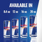 Red Bull Energy Drink with 80mg Caffeine plus Taurine & B Vitamins, 8.4 Fl Oz, 2 Packs of 12 Cans (Pack of 24)
