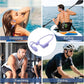 Bone Conduction Bluetooth Headphones-SurfAudio, IP68 Waterproof Swimming Headphones with 32GB MP3 Player, Lightweight Open Ear Design for Swimming/Surfing/Marathon/Cycling(Purple)