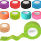 9 Pack 1" x 5 Yards Self Adhesive Bandage Wrap Self Stick Wrap for Ankle, Wrist, Finger, Sports, Breathable Cohesive Vet Tape for Pets (Multi Colors)