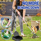 Dog Pooper Scooper for Large Dogs, 3 Pack Adjustable Long Handle Metal Tray, Rake and Spade Poop Scoop with Bin for Pet Waste Removal, No Bending Clean Up for Medium and Large Dogs