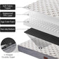 OhGeni Orthopedic Waterproof & Machine Washable Dog Bed for Large Pets, Suitable for Crates, 25D Egg Crate Foam, Non-Slip Bottom & Removable Cover, Checkerboard Fabric, 41 Inches(Gray)