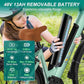 V80 Electric Bike, 1000W Motor 28MPH Ebike, 48V 13Ah Removeable Battery, 26'' City Cruiser Adult Electric Bicycles up to 70 Miles