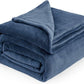 Bedsure Fleece Blanket California King Mineral Blue - Lightweight Plush Fuzzy Cozy Soft Bed Blankets, 102x96 inches