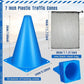 Syhood 30 Pack 7 Inch Plastic Traffic Cones Sports Training Agility Marker Mini Cones for Soccer, Skating, Football, Basketball, Indoor and Outdoor Games Sports Practice Equipment