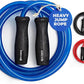 Elite Jumps Muay Thai 2.0 Weighted Jump Rope - Designed for High-Intensity Training, Muay Thai, & MMA Workouts - Heavy 1.3lb PVC Jump Ropes for Fitness