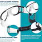 BLUE CUT Safety Outdoor Sports Goggles Unisex Anti Fog Ideal For Basketball Racquetball