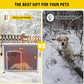 Aivituvin Insulated Dog House for Winter Outdoor Dog Kennel with All-Around Iron Frame- 100% Insulated Guarantee