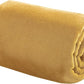 Bedsure Bedding Fleece Blanket for Girls and Boys - Soft Cozy Cute Small Throw Blankets for Travel, 43x55 Inches, Gold