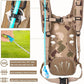 Hydration Backpack, Tactical Molle Water with 2L TPU Water Bladder, for Men Women Lightweight Water Backpack, Hydration Pack for Hiking, Biking, Climbing and Hunting