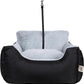 Best Pet Supplies Dog Pet Booster Seat, Dog Car Seats for Small Dogs & Medium Dogs, Soft Plush Cushion with Comfortable Bedding, Secure Straps, and Tall Pillow, Black