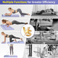 Pilates Reformer Set, ESBANY Pilates Board with Phone Holder, Multi-Purpose Foldable Pilates Reformer Machine, Portable Home Pilates Slider Board Equipment for Home Workout, Fitness, Exercise, Abs