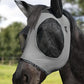 Harrison Howard Horse Fly Mask with Forelock Opening Stretch Breathable and Comfortable for Horses UV -Protection Grey L