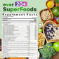 Super Greens Gummies, Greens Superfood Powder Alternative w/Spirulina, Chlorella, Prebiotic Fiber, Probiotic, Fruit Veggie, Daily Greens Vegetable for Digestive & Gut Health, Immunity, Focus, 60 Cts