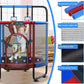YORIN Trampoline for Kids 66'' 60'' 55'' Toddler Mini Small Trampoline Outdoor Indoor Trampoline W Basketball Hoop, Swing, Adjustable Gymnastics Bar, Gift for Baby, Toddlers & Kids