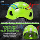 AOLAMEGS Construction Safety Hard Hat - ANSI Z89.1 Type Ι OSHA Approved Safety Helmets with Chin Straps Lightweight Reflective Vented ABS Hard Hats For Men Women Industrial Workwear 6-point Suspension