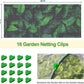 Garden Netting Mesh, 10X30 FT Garden Netting with 16 Cilps & Ultra Fine Mesh Net Bird Barrier Protection for Garden Vegetables Flowers Shrubs Fruit Trees Indoors & Outdoors Plant Beds Greenhouse