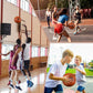 HyDren 12 Pcs Basketballs Bulk with Pump Donation Supplies Size 5/6/7 Deflated Basketball for Outside Sport Operation Machine Stitched Ball