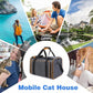 Cat, Dog Carrier for Pets Up to 20 Lbs,Sides Expandable Pet Carrier Bag Large Mesh Safe,Airline Approved Animal Carrier,Soft Sided Collapsible Pet Travel Carrier,Foldable Portable Pet Home (Orange)