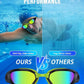 Swim Goggles, Unisex Adult Swimming Goggles Anti Fog Anti UV No Leakage Wide View for Men Women Youth