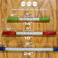 Massage Stick 18" Flexible Handheld Spindle Massage Roller (Will Contour to Any Muscle) - Full Body Muscle Recovery & Myofascial Release (Medium - 18" Massage Stick)