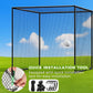 Soulchen 10 Feet Golf Batting Cage Netting Golf Practice Hitting Nets with 12 Spring Snaps 1 Storage Bag 4 Clips 1 Quick Installation Tool 1 Rope for Indoor, Outdoor & Backyard Practicing