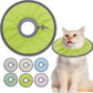 Lightweight Cat Cone Collar Soft, Soft Comfortable Cat Recovery Collar After Surgery, Elizabethan E Collar for Cats, Cone for Cats to Stop Licking (Water Green, Large)