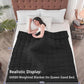 yescool Weighted Blanket for Adults (17 lbs, 60" x 80", Black) Cooling Heavy Blanket for Sleeping Perfect for 160-180 lbs, Queen Size Breathable Blanket with Premium Glass Bead, Machine Washable
