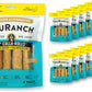 Collagen Rolls - 6" Collagen Rolls for Dogs - Long Lasting Healthy Joint Support - Rawhide Alternative - Skin & Coat Health - Made with Real Peanut Butter, Value Pack, 15 Bags, 60 Count