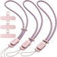 SURPHY 3 Pack Phone Wrist Strap with CellPhone Tether Tab, Cellphone Lanyard, Phone Strap with 2-Color Braided, Wrist Lanyard